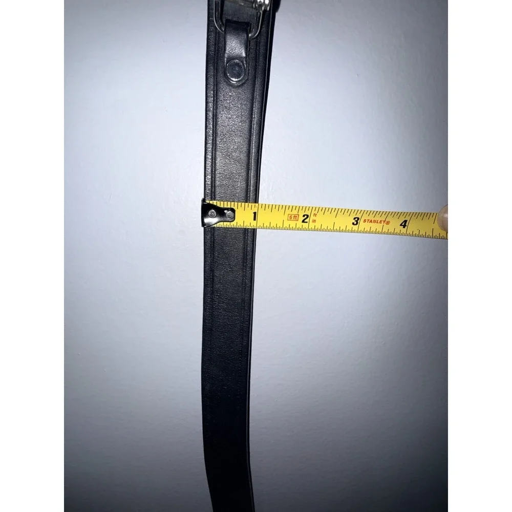 Equestrian Tory English Bridle Leather Bit Belt - Size 30 -‎ Black Silver